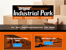 Tablet Screenshot of orlandindustrialpark.com